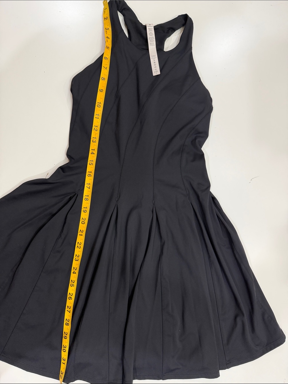 lululemon athletica Black Racerback Fit-and-Flare Mini Dress - Picture 3 of 7